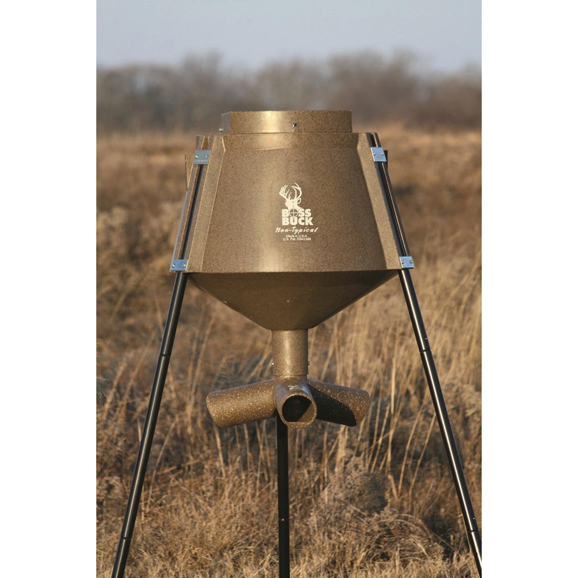 Moultrie Feed Station Gravity Deer Feeder, 40 lb. Capacity 665293, Feeders at Sportsman's Guide