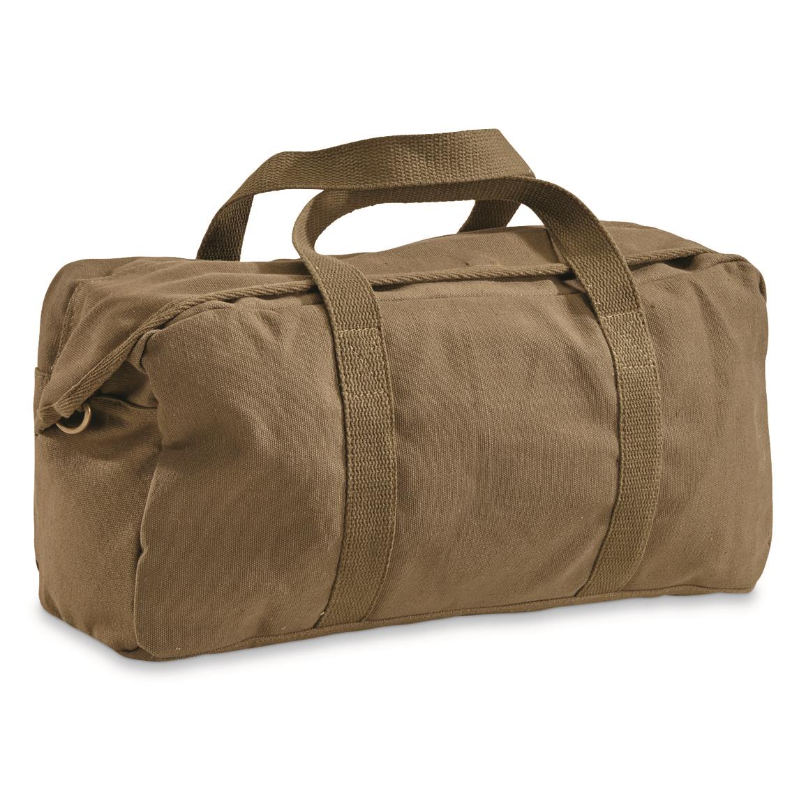 military style duffle bag