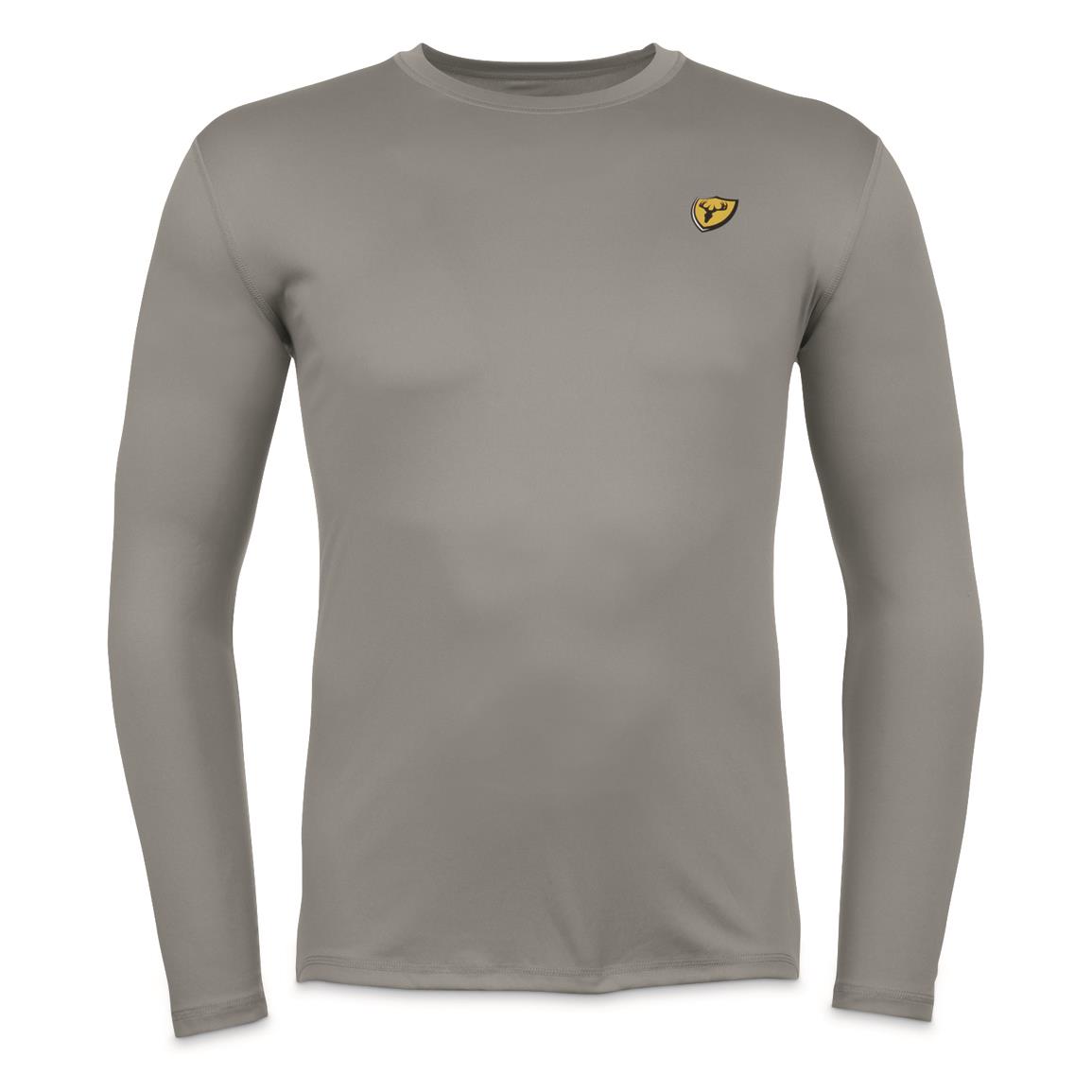 Scentblocker Men's Patriotic Shield T-Shirt Gray Size XXLarge 