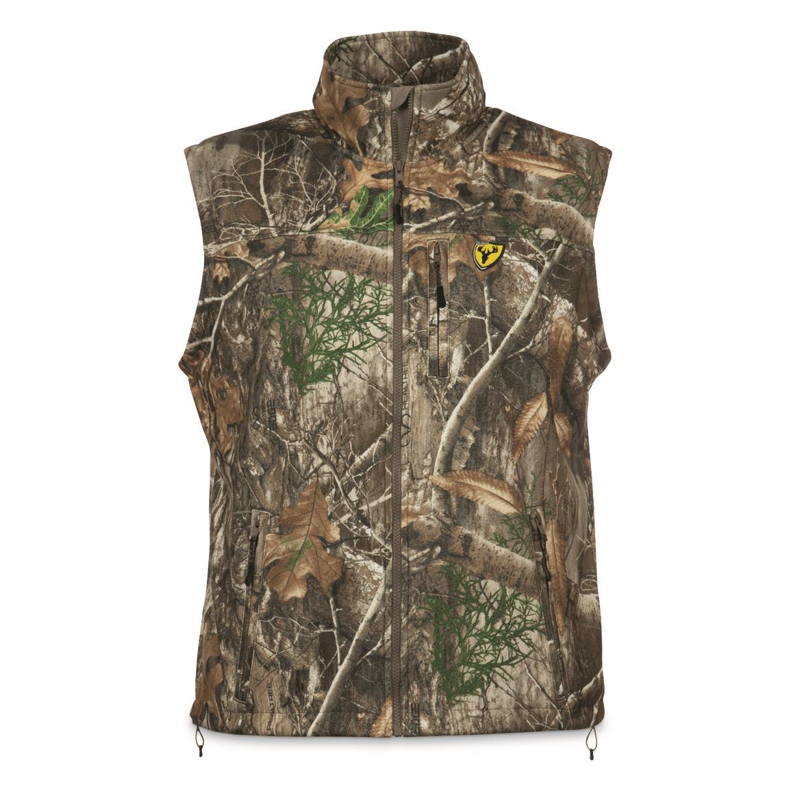 ScentBlocker Men's Wooltex Hunting Vest, Realtree EDGE™