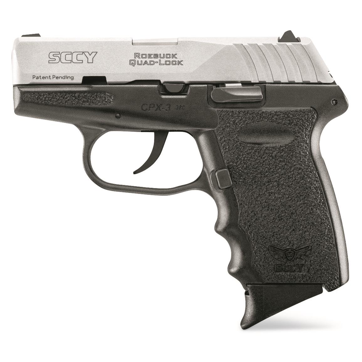 SCCY CPX-3, Semi-automatic, .380 ACP, 2.96" Barrel, Two-tone, 10+1 Rounds