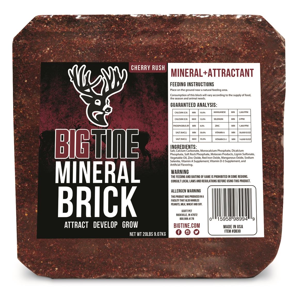 Big Tine Mineral Brick, 20-lb. Mineral/Attractant