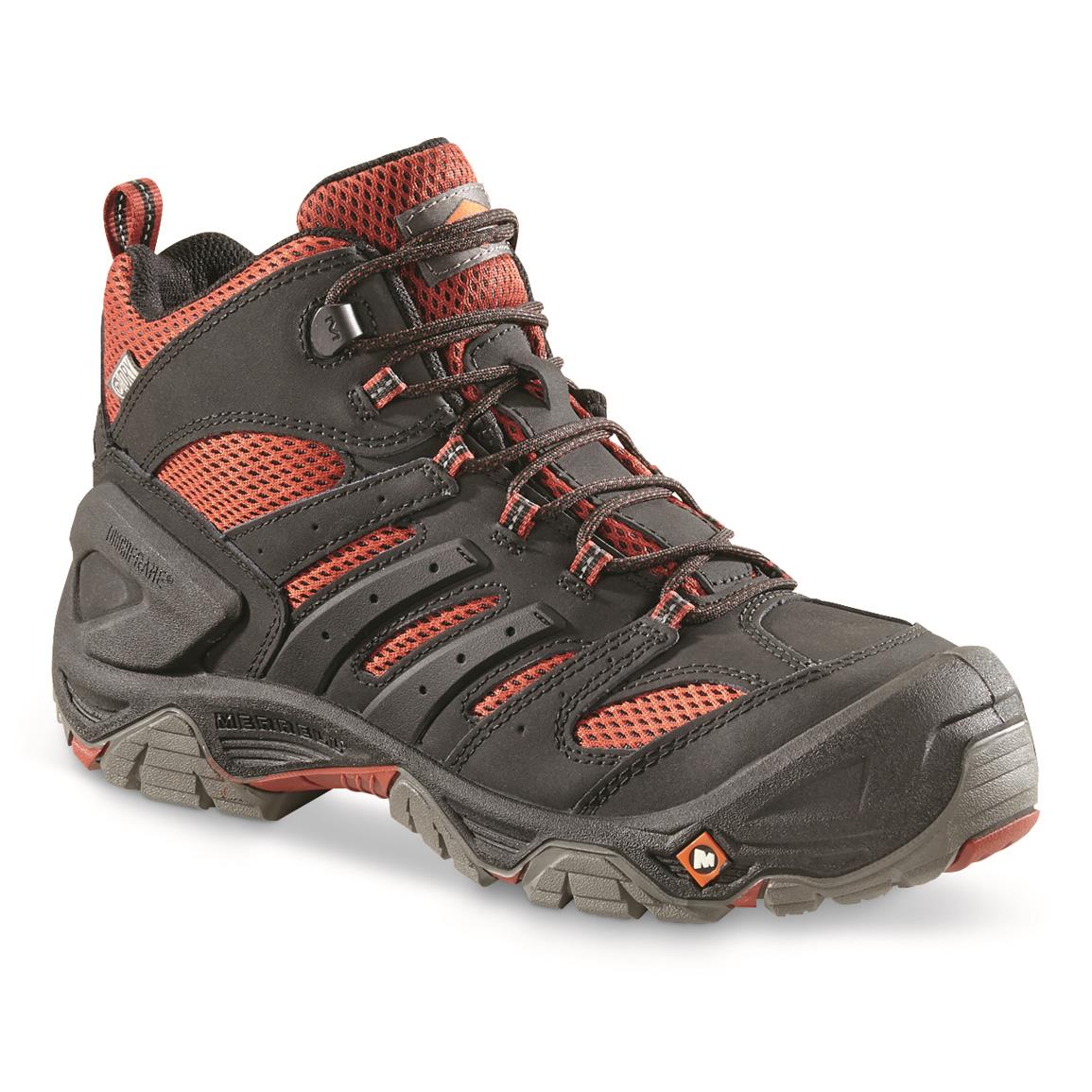 merrell composite toe hiking boots
