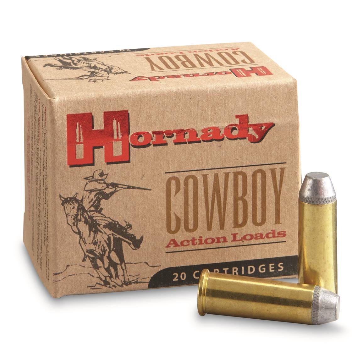 Hornady, .44-40 Caliber, Cowboy, 205 Grain, 20 Rounds
