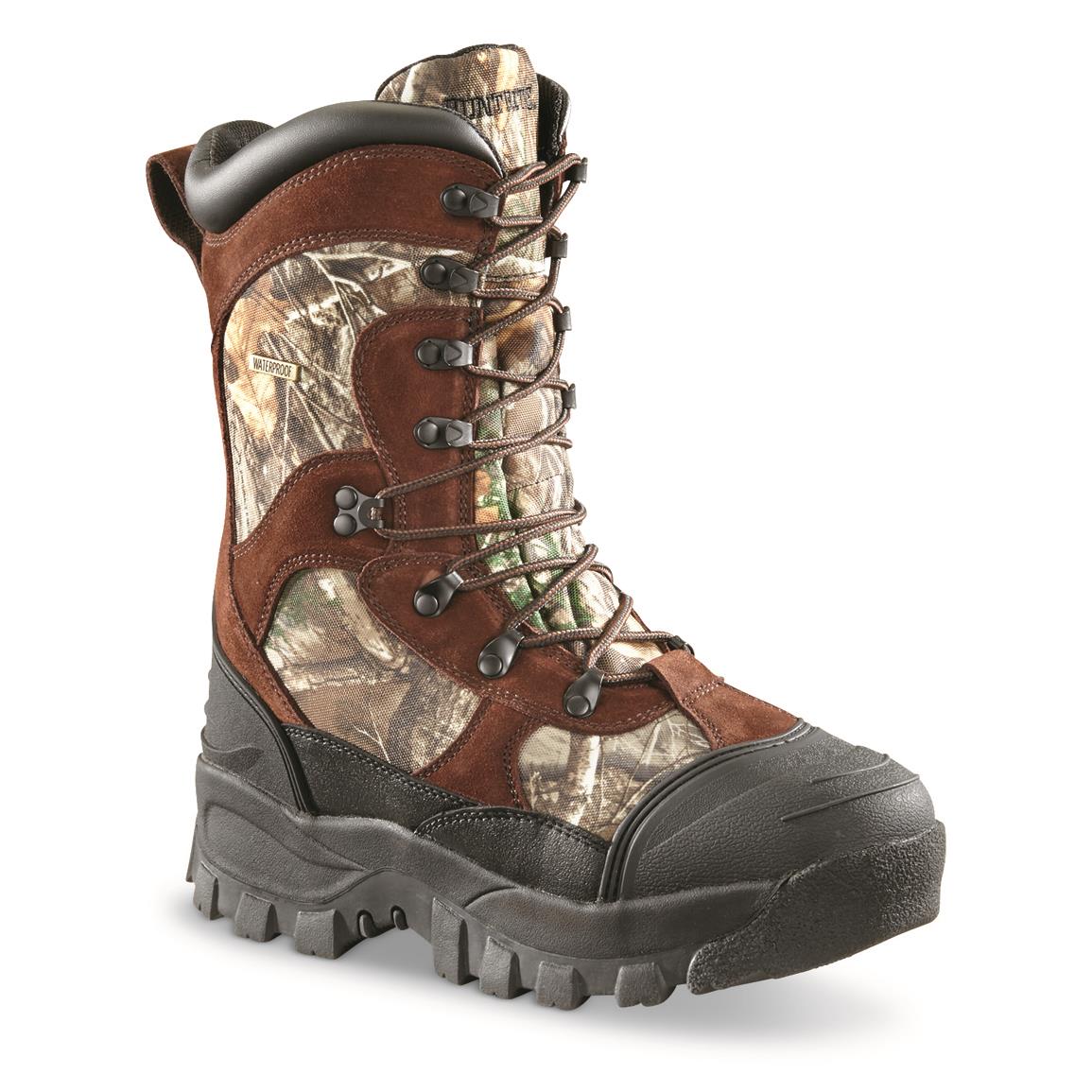 HuntRite Men's Waterproof 1,600-gram Insulated Hunting Boots, Realtree EDGE™