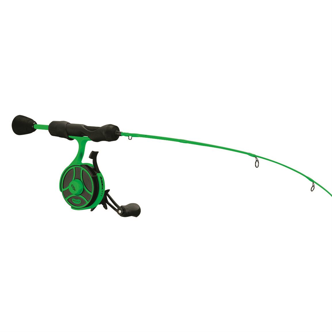 Clam Dave Genz Spring Bobber Ice Fishing Rod and Reel Combo, 25