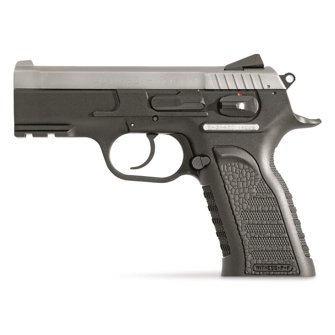 EAA Tanfoglio Witness Polymer Carry, Semi-automatic, 9mm, 3.6" Barrel, 17+1 Rounds