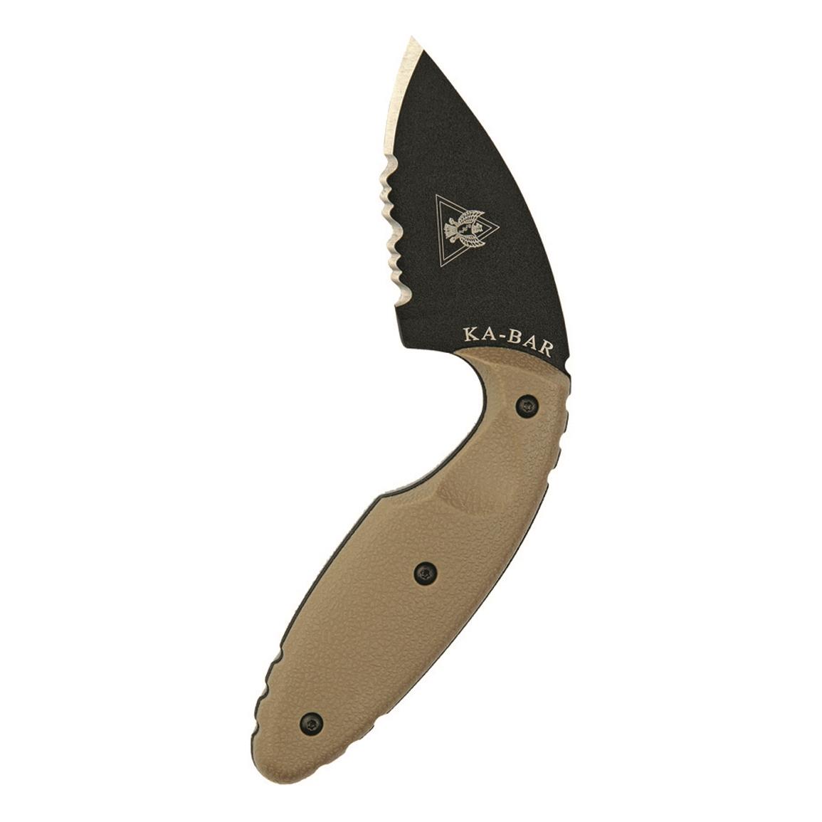 KA-BAR Original TDI Half Serrated Knife