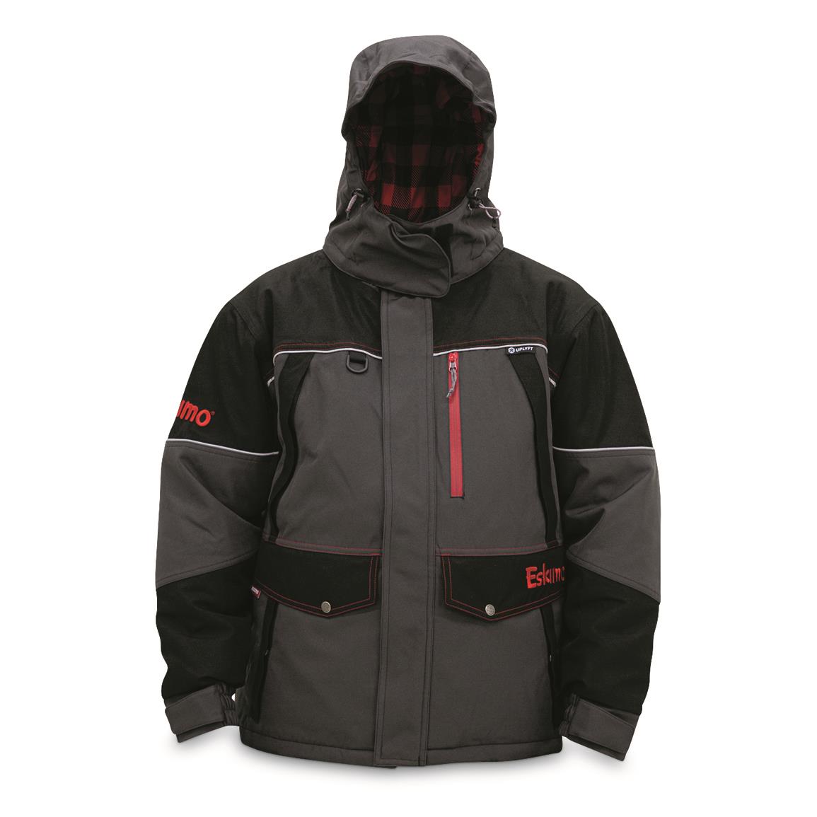 Eskimo Men's Keeper Insulated Waterproof Jacket, Gunmetal Gray