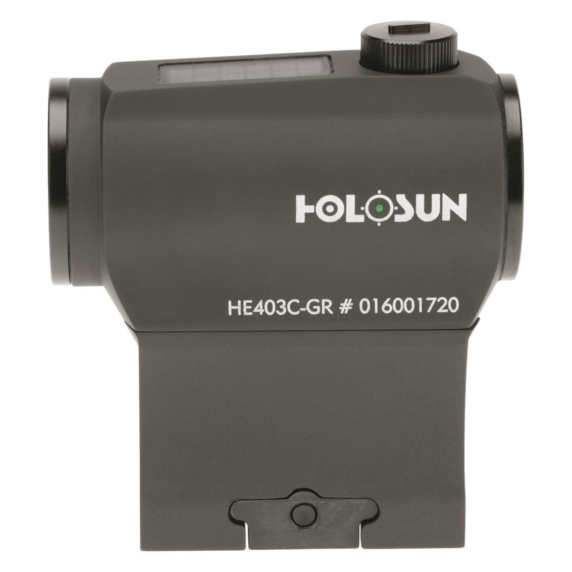 Holosun HE507COMP-GR Green Dot Sight – Multi Reticle Competition Optic For Handguns