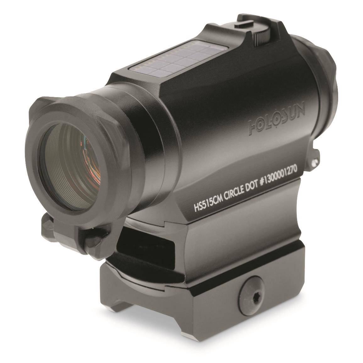Holosun HS515 CM Micro Reflex Sight, Red Reticle