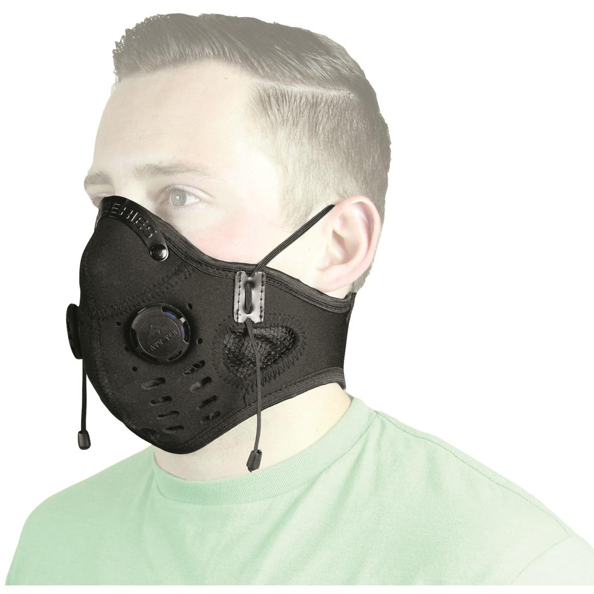 ATV Tek Elite Neoprene Dust Mask, Black