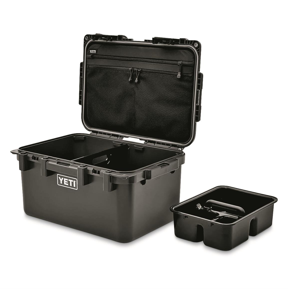 Includes compartment divider, caddy, and Pack Attic™ pouch, Charcoal