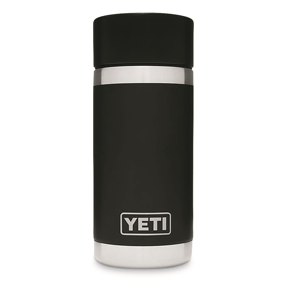 YETI Rambler 12-oz. Bottle with Hot Shot Cap, Black