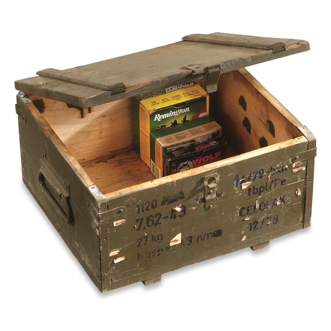 Wooden Military Boxes