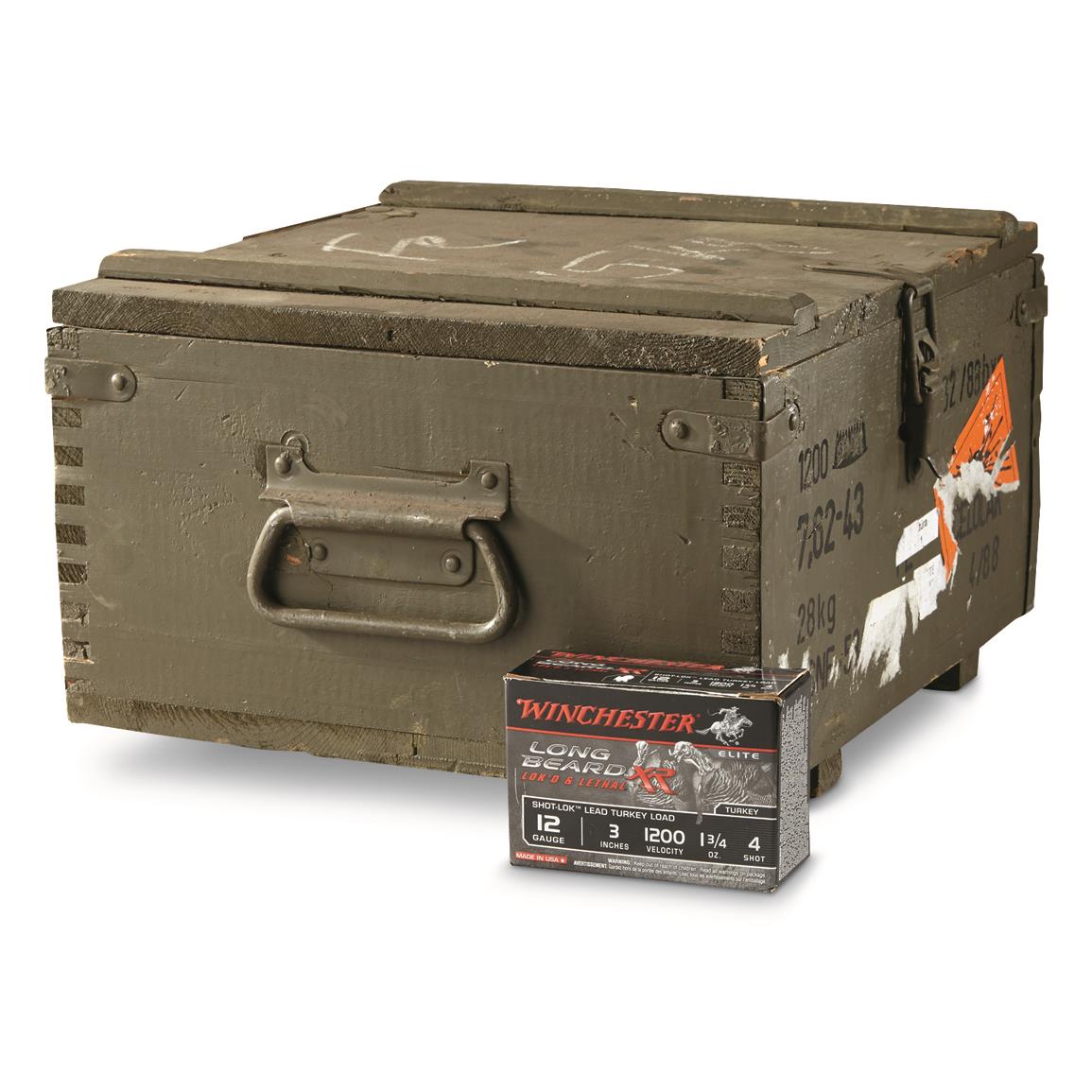 9mm Ammo Can with 10 Ammo Boxes, Tactical Black 609502, Ammo Boxes
