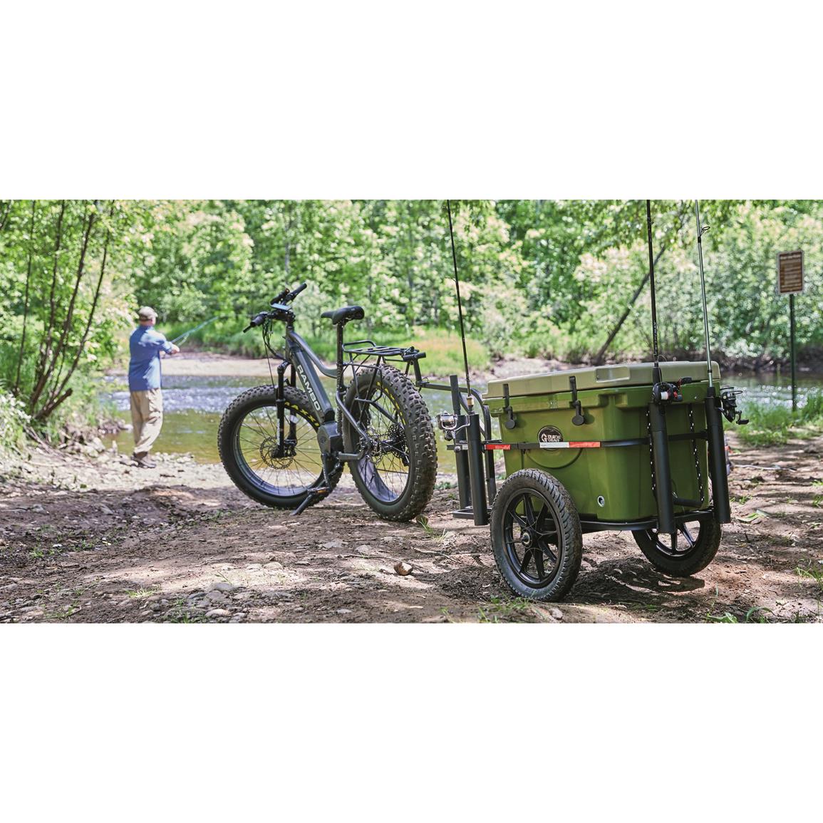 bicycle fishing cart