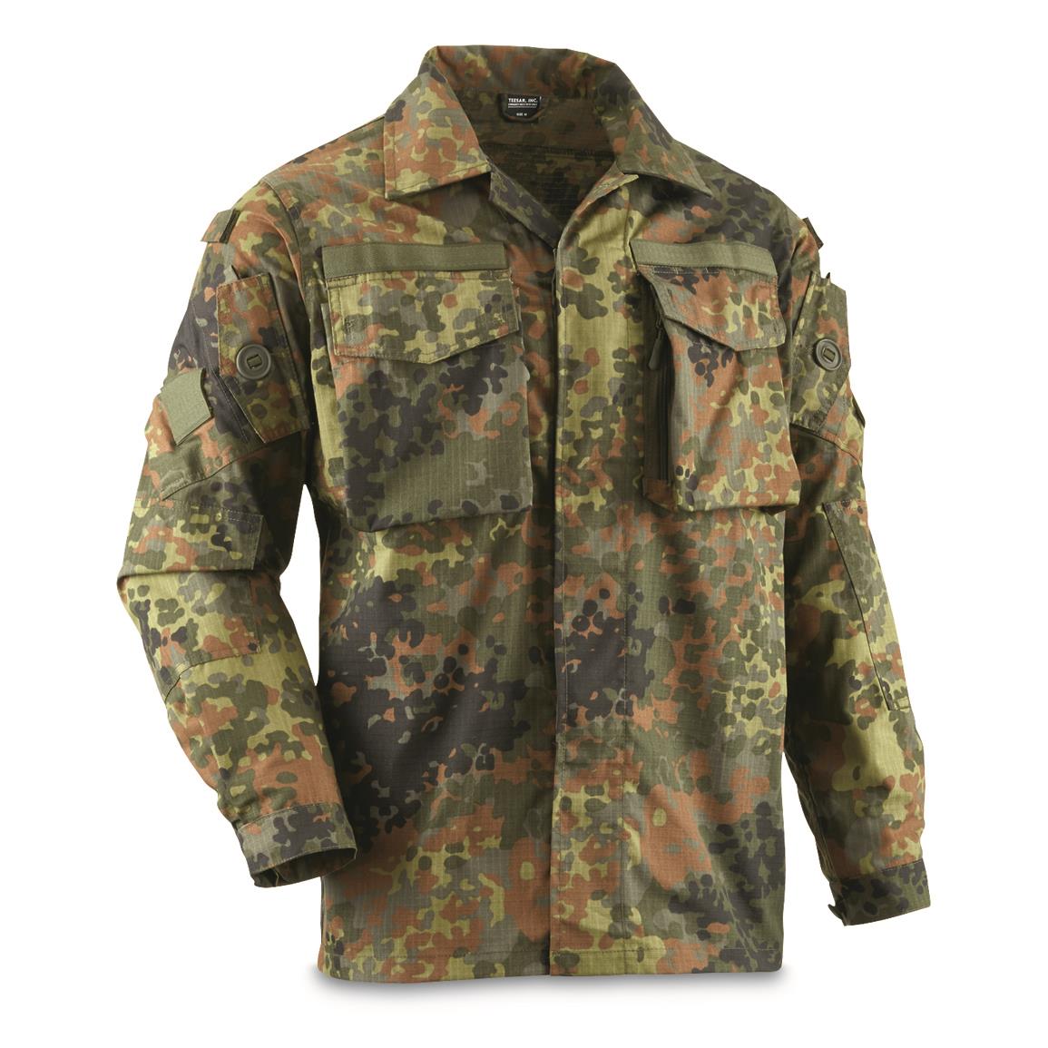 Mil-Tec Commando Ripstop BDU Jacket, Flecktarn