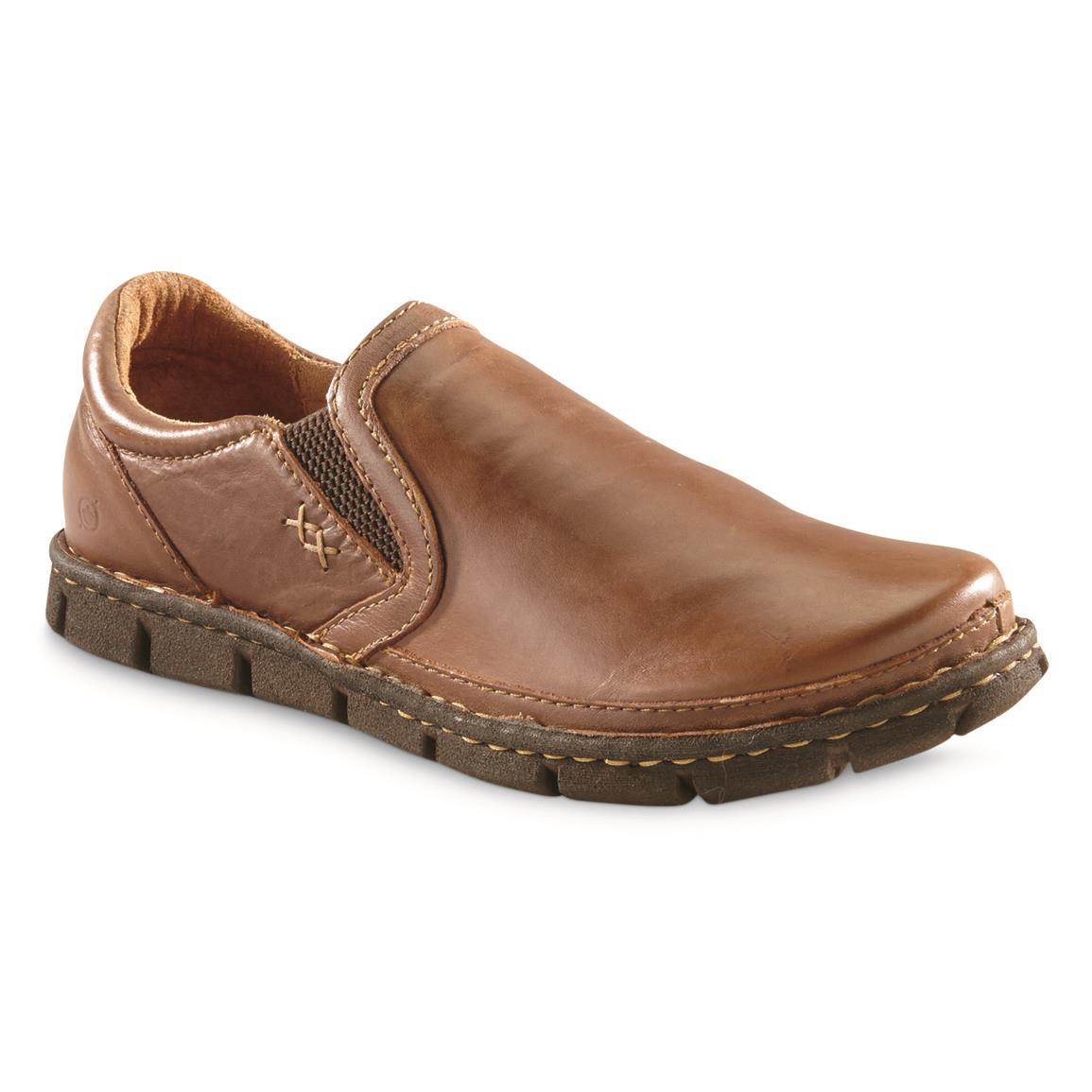 Born Men's Sawyer Slip-on Shoes, Tan