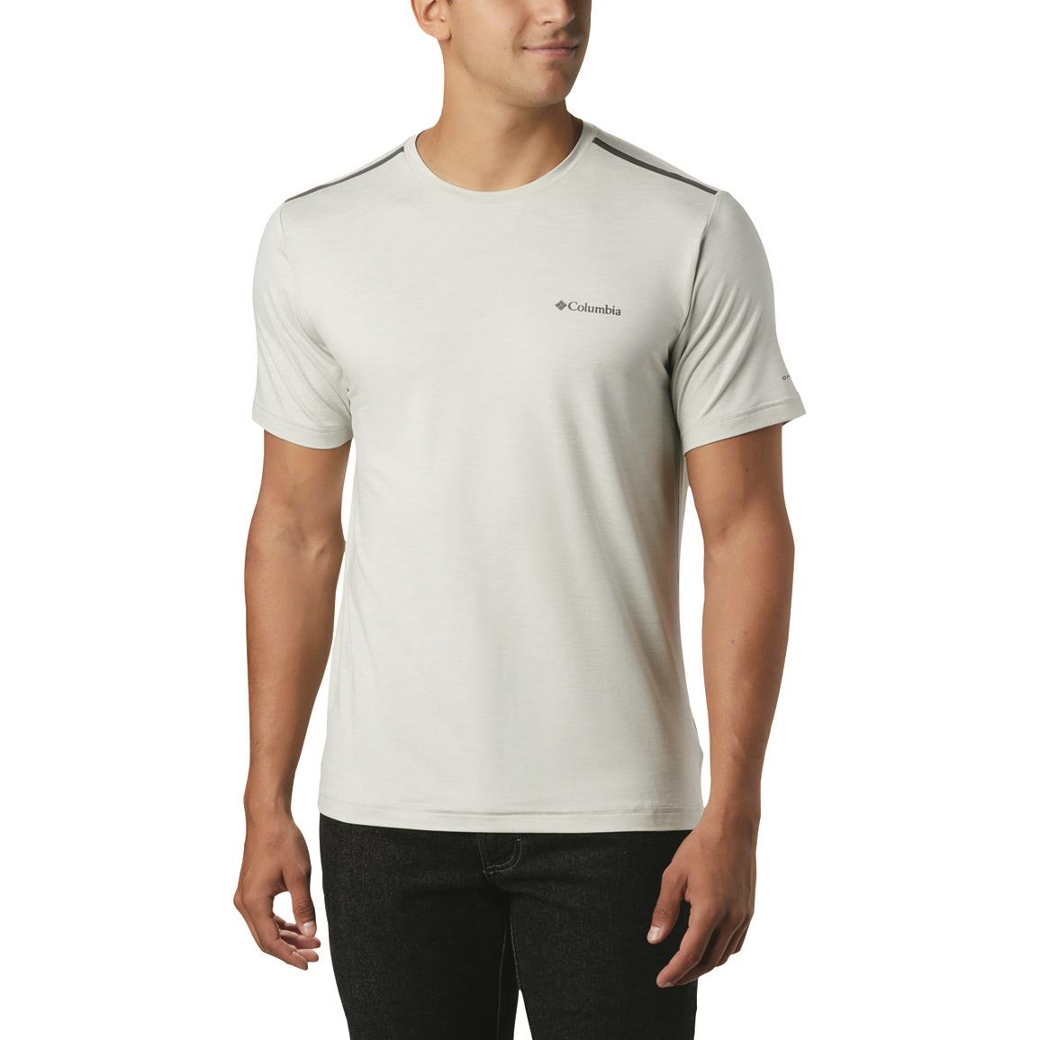 Columbia Men's Tech Trail Shirt, Cool Gray