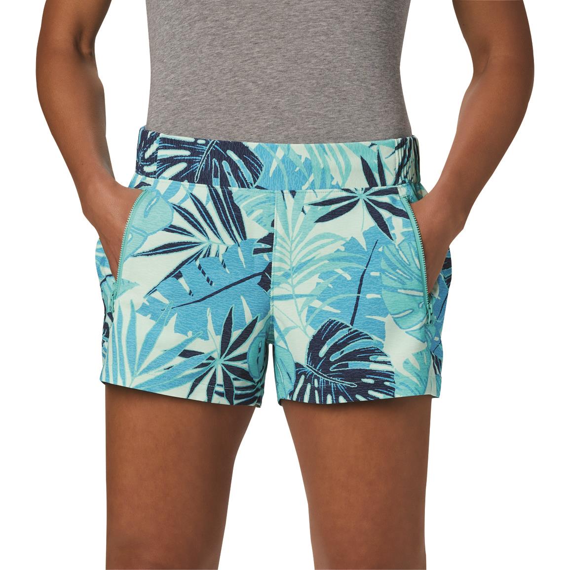 Columbia Women's PFG Tidal Shorts, Dolphin Tropical Print