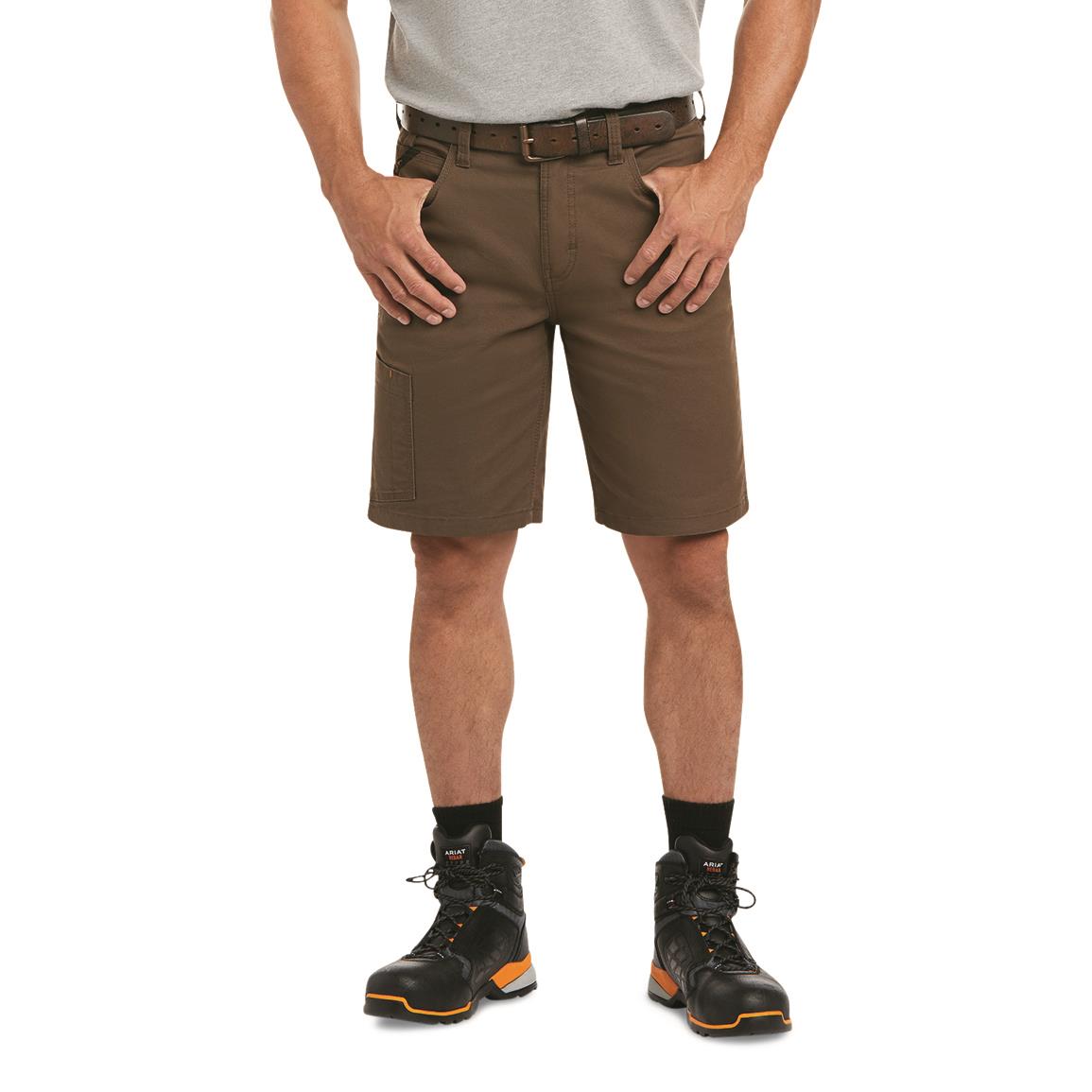 Ariat Men's Rebar Relaxed Made Tough Durastretch Shorts, Wren