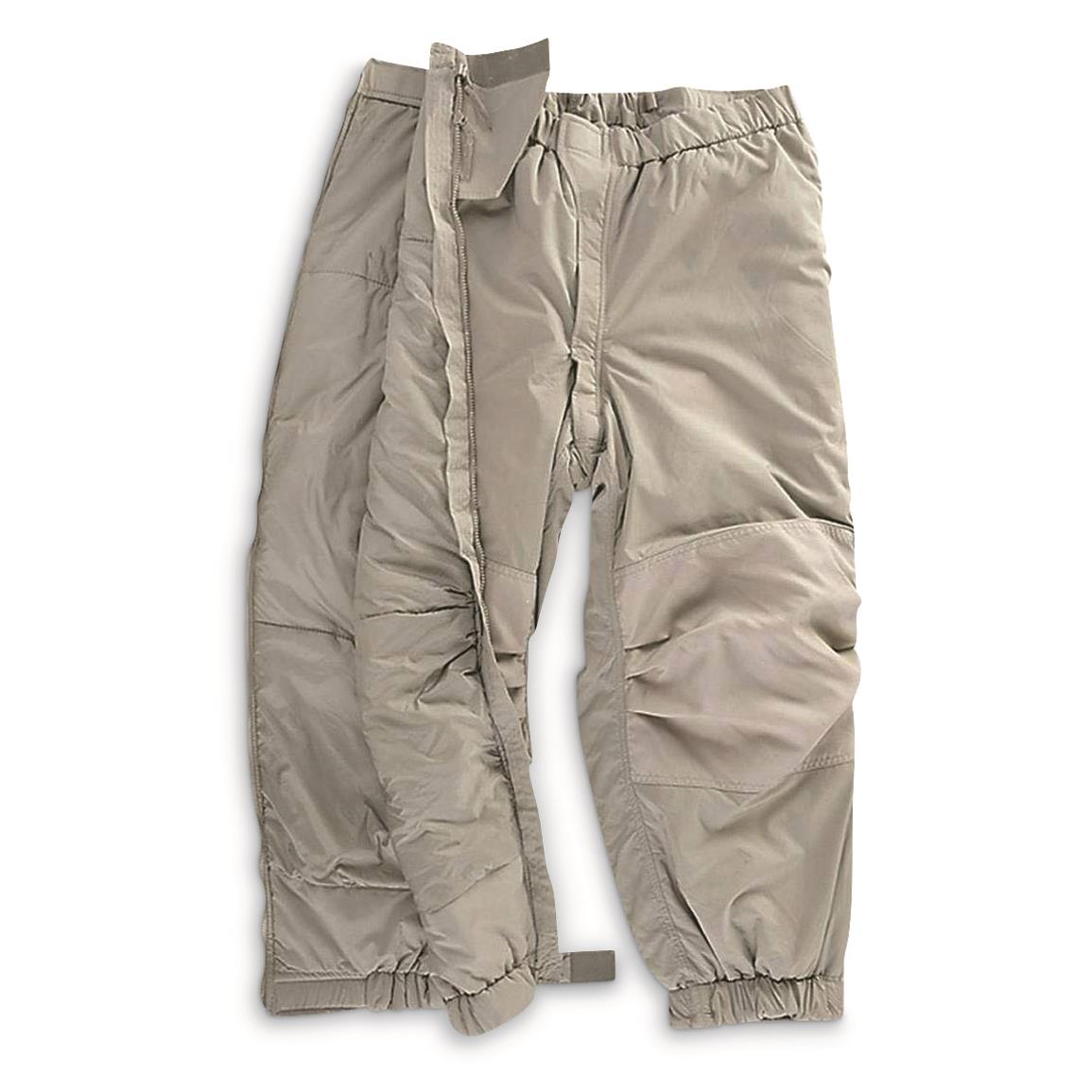 U.S. Military Surplus Level 7 Primaloft ECW Pants, Used