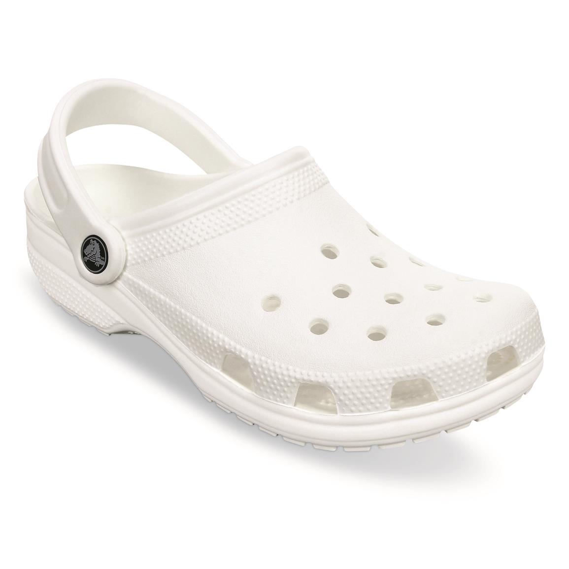 Crocs Women's Classic Clogs, White