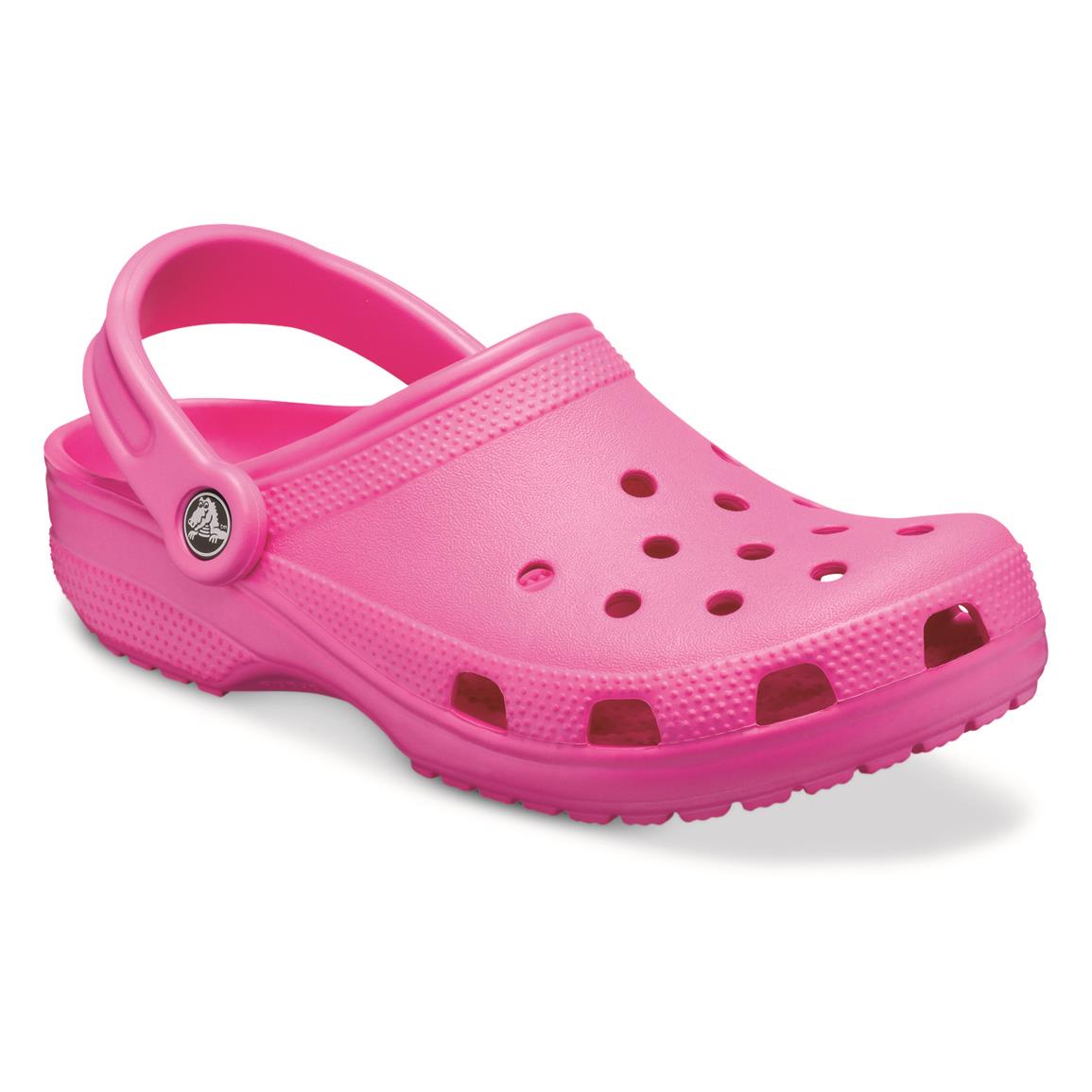 Crocs Women's Classic Clogs, Electric Pink