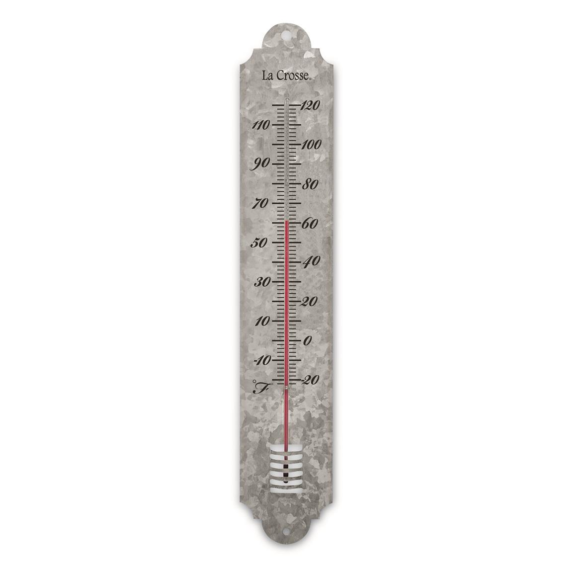 La Crosse Technology Galvanized Thermometer