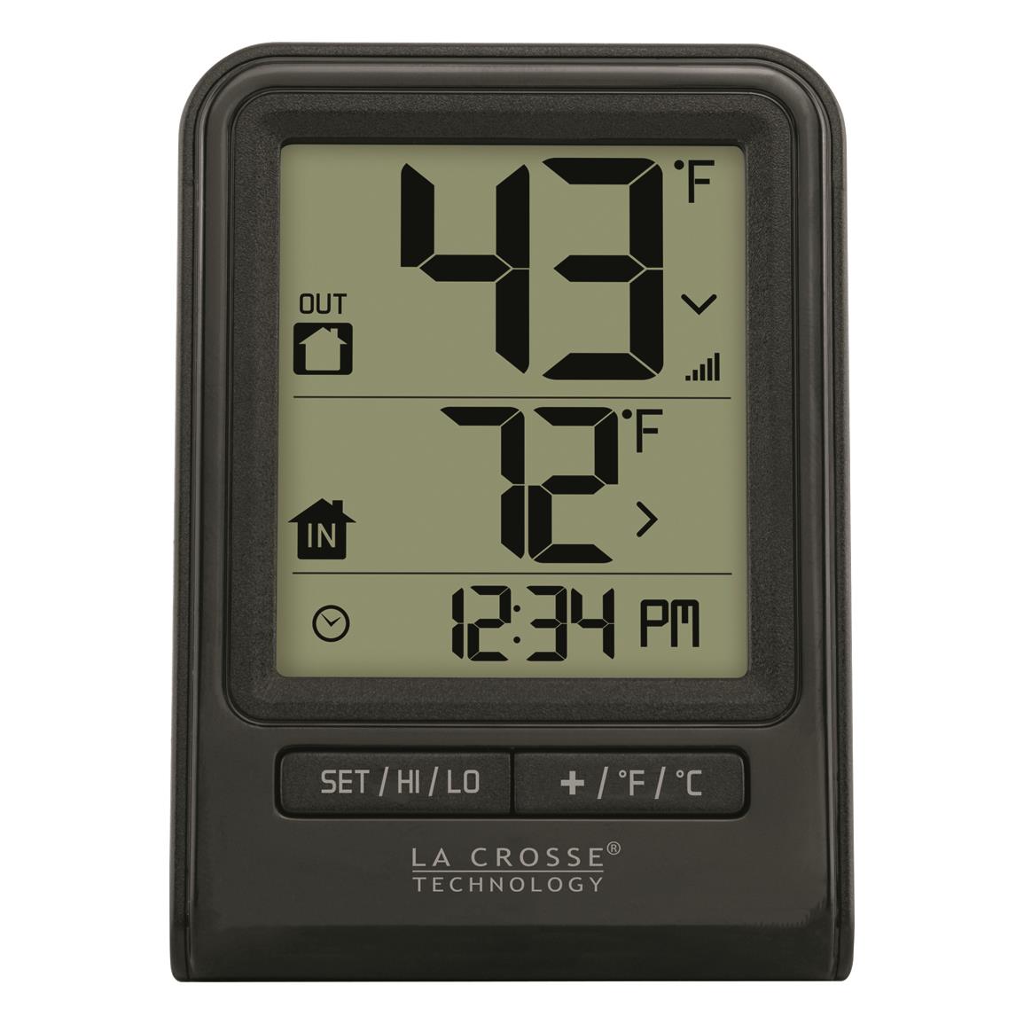 La Crosse Technology Wireless Temperature Station with Time