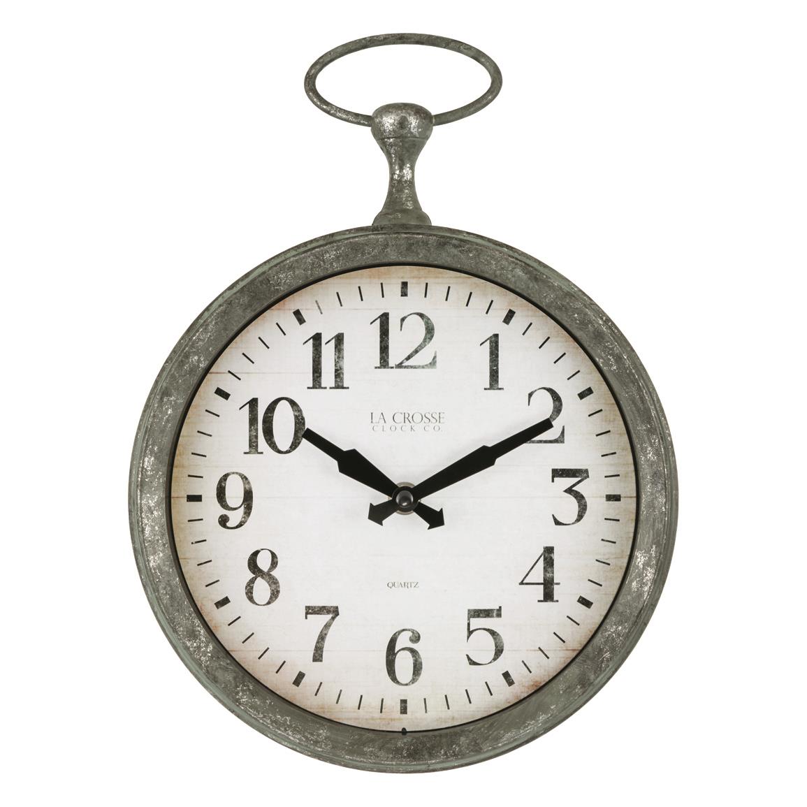 La Crosse Technology Pocket Watch Wall Clock