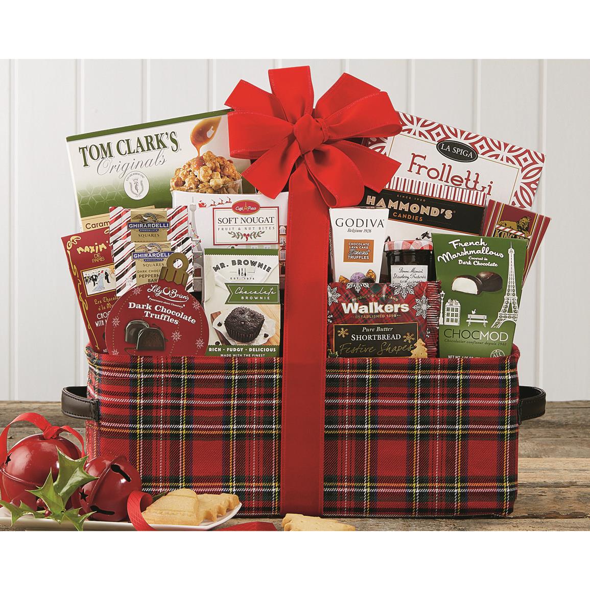 Sportsman's Happy Holidays Gift Basket 714088, Food Gifts at