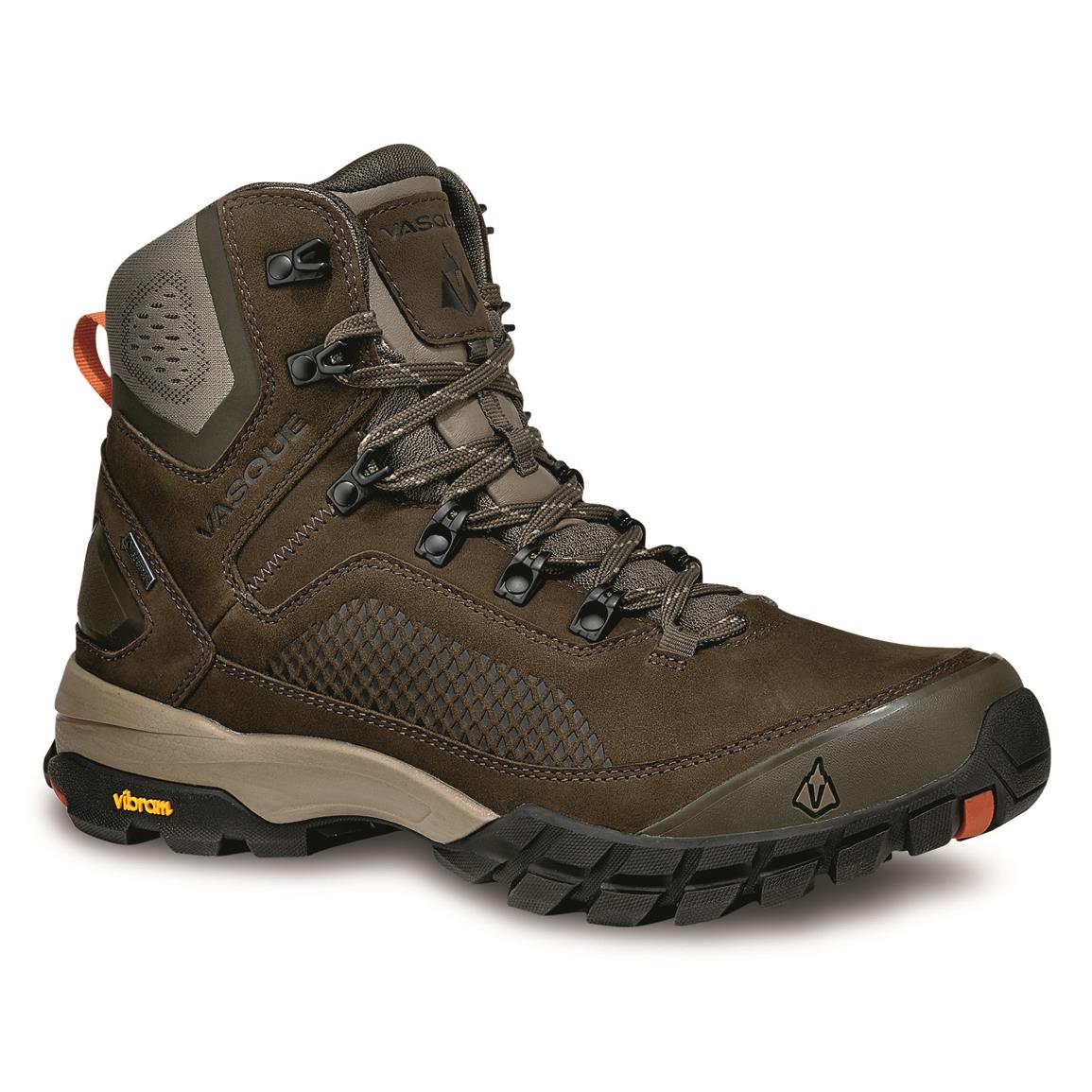 Vasque Men's Talus XT GORE-TEX Hiking Boots, Brown Olive/rust