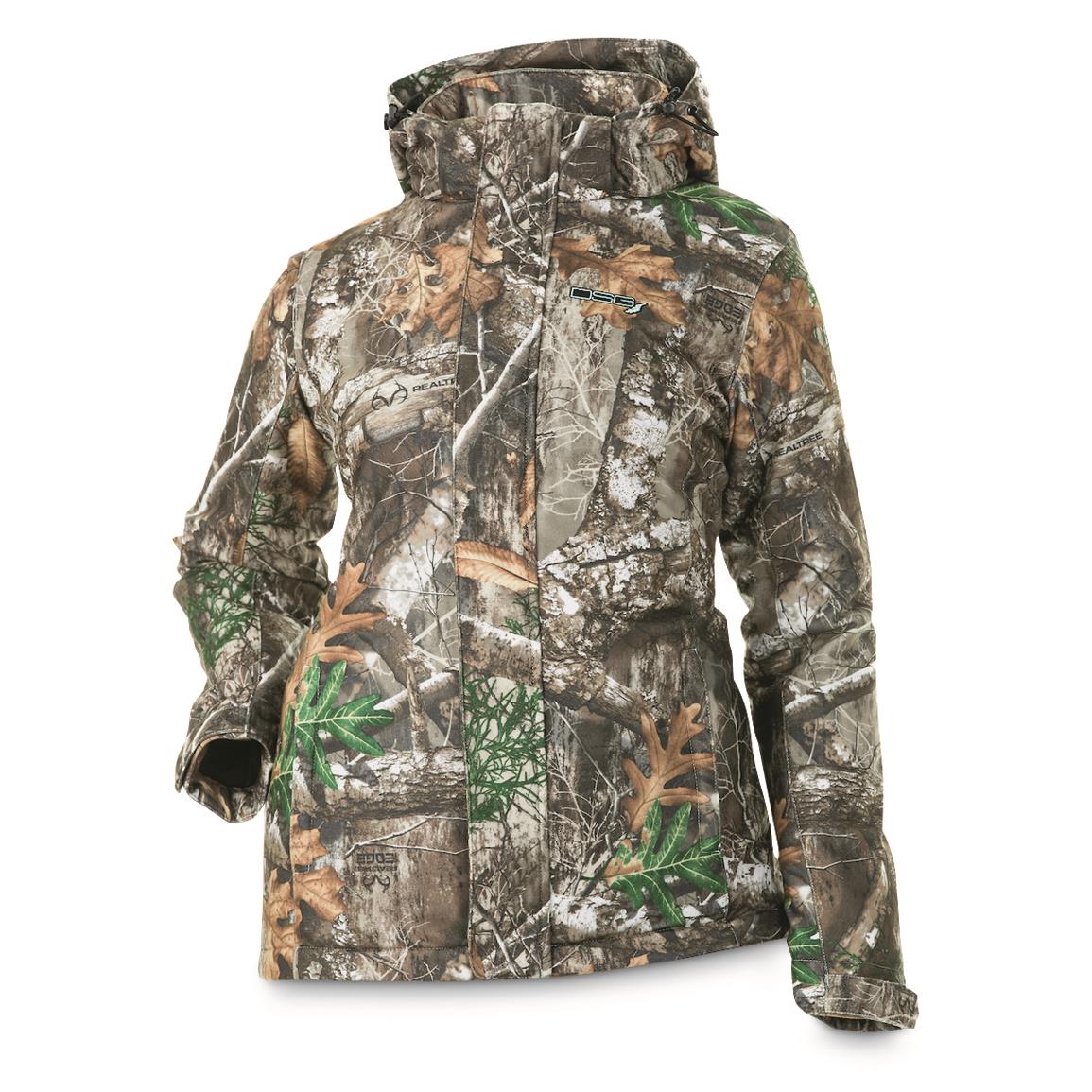 DSG Outerwear Women's Addie Hunting Jacket, Realtree Edge Camo