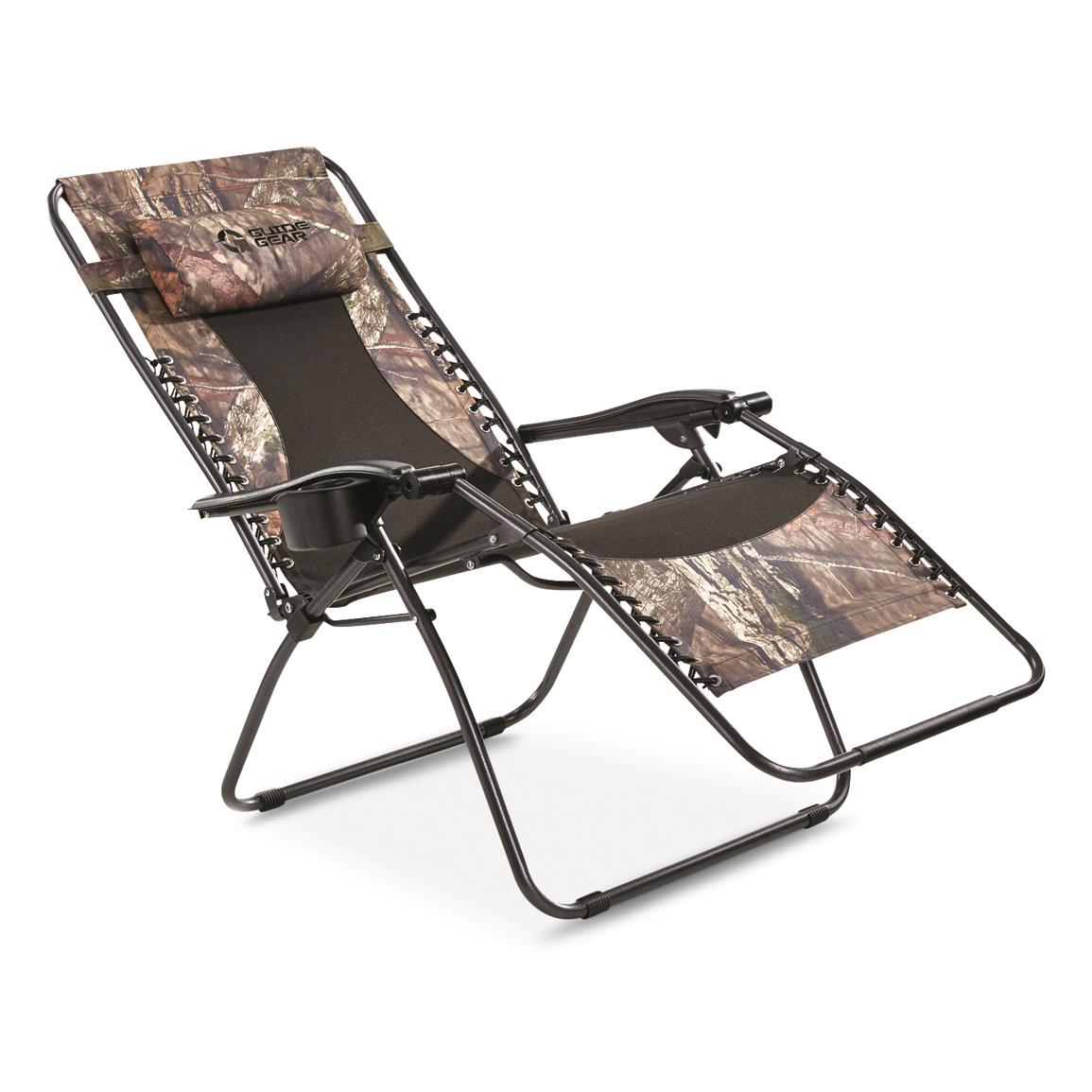 Guide Gear Oversized Zero-Gravity Chair, 500-lb. Capacity, Mossy Oak Break-Up® COUNTRY™