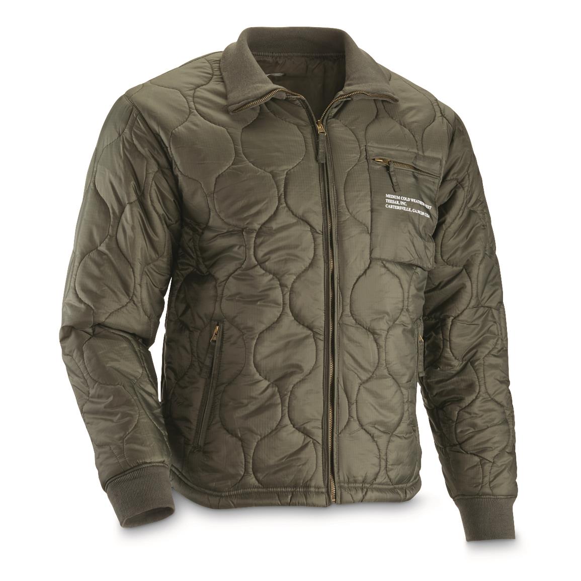 Mil-Tec Quilted Military Jacket, Foliage