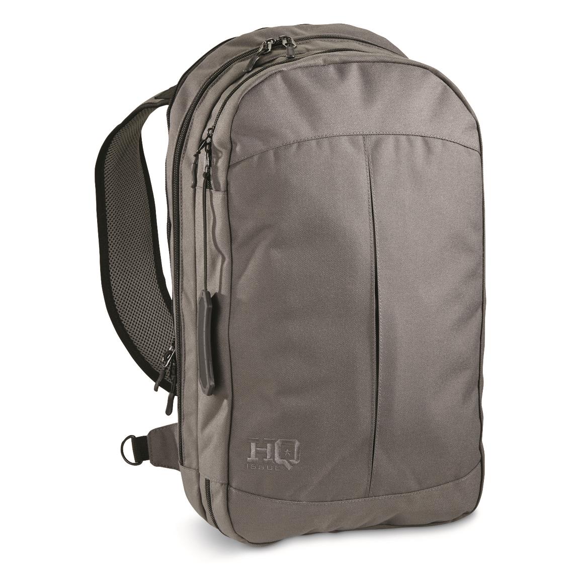 HQ ISSUE Concealed Carry Sling Pack with Armor Pocket, Gray