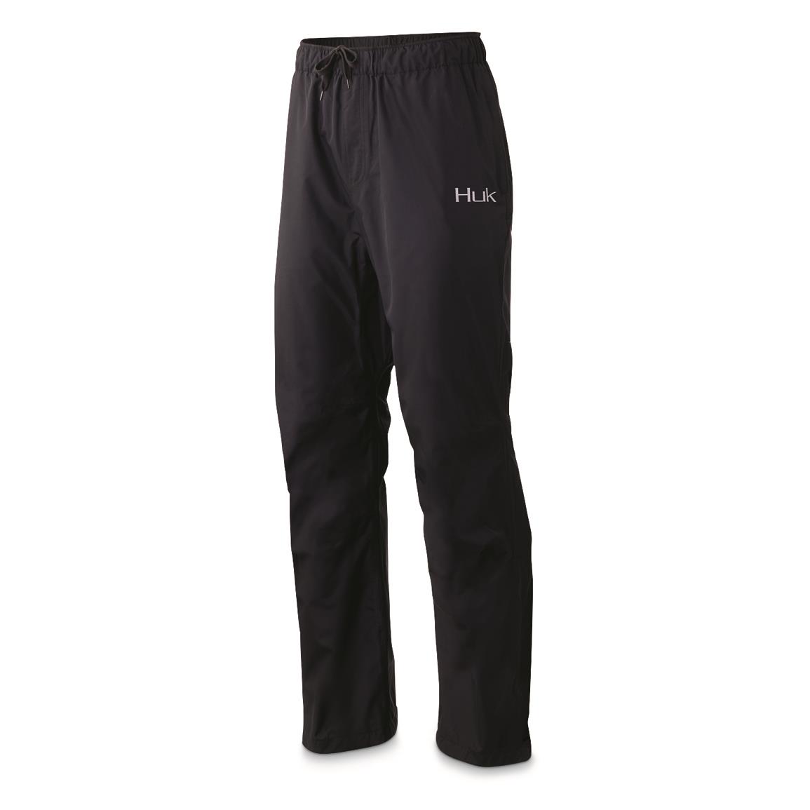 Huk Men's Gunwale Waterproof Pants, Black