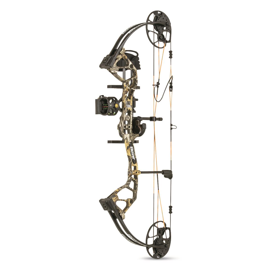 Bear Royale Ready-to-Hunt Compound Bow Package, 5-50 lb. Draw Weight, Right Hand, Realtree EDGE™