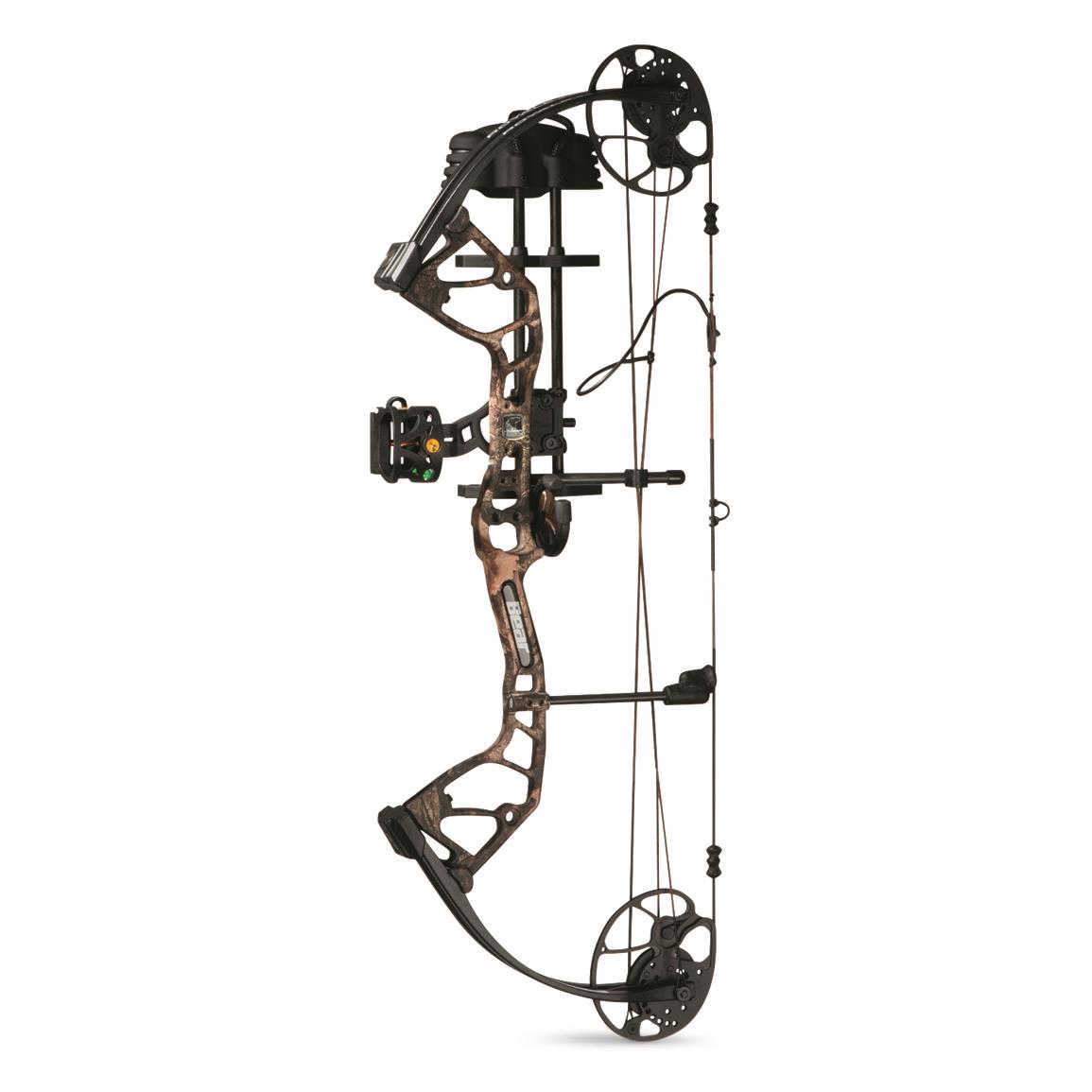 Bear Archery Royale Ready-to-Hunt Compound Bow Package, 5-50 lb. Draw Weight, Mossy Oak® Country DNA™