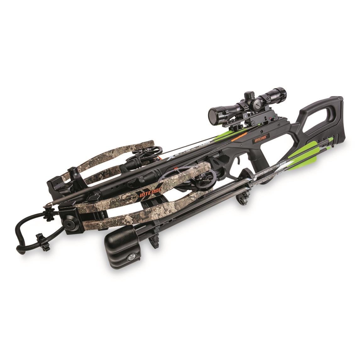 BearX Intense Ready-to-Hunt Crossbow Package, True Timber Strata