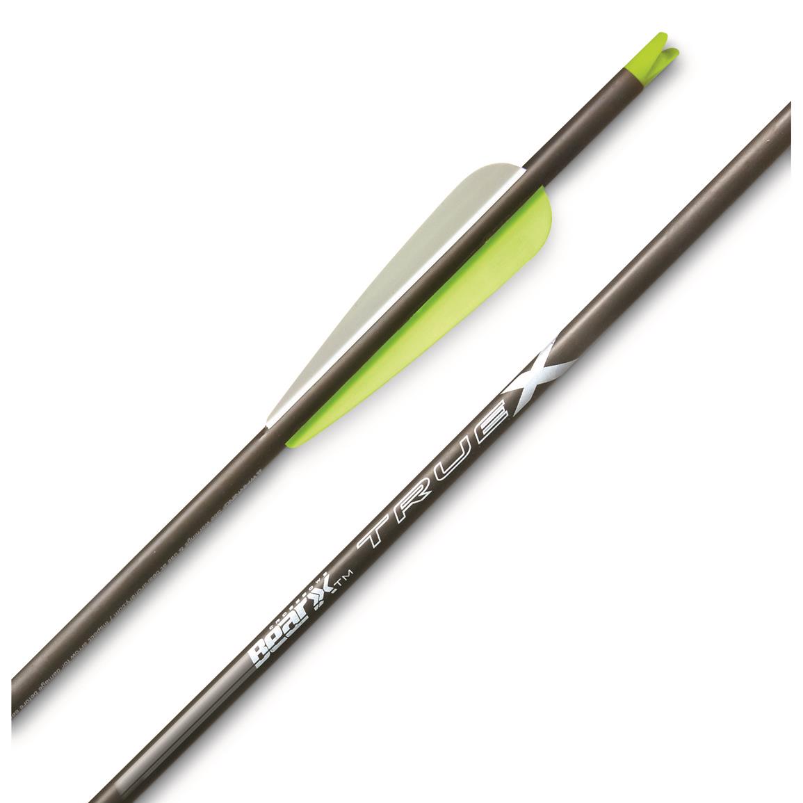 BearX TrueX Crossbow Arrows, 6 Pack