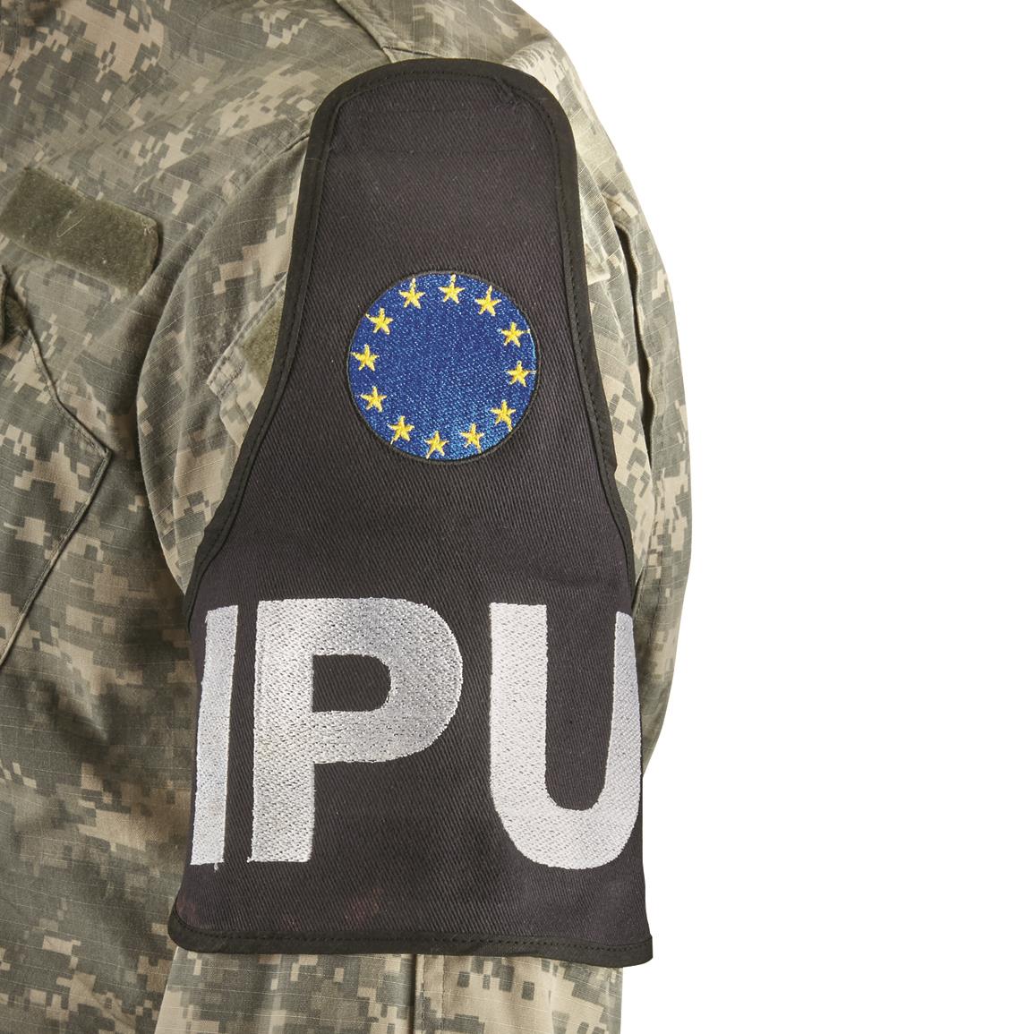 European Gendarmerie Military Surplus IPU Police Armbands, 4 Pack, New