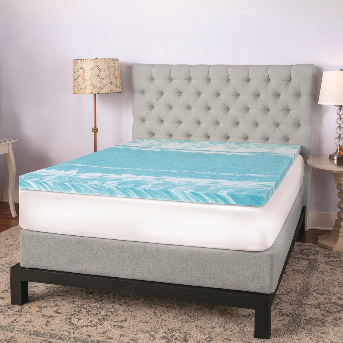 2" Memory Foam distributes your body weight
