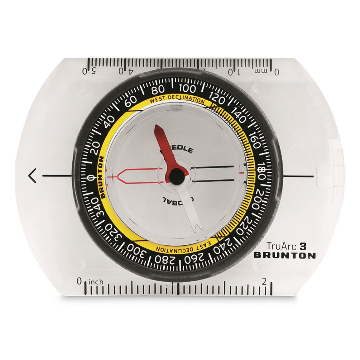 Brunton TruArc 3 Compass - 715074, Compasses  Multi Tools at Sportsman's  Guide