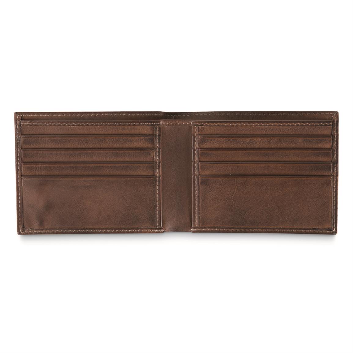 Ariat Scratch Flag Bifold Wallet - 731469, Wallets at Sportsman's Guide