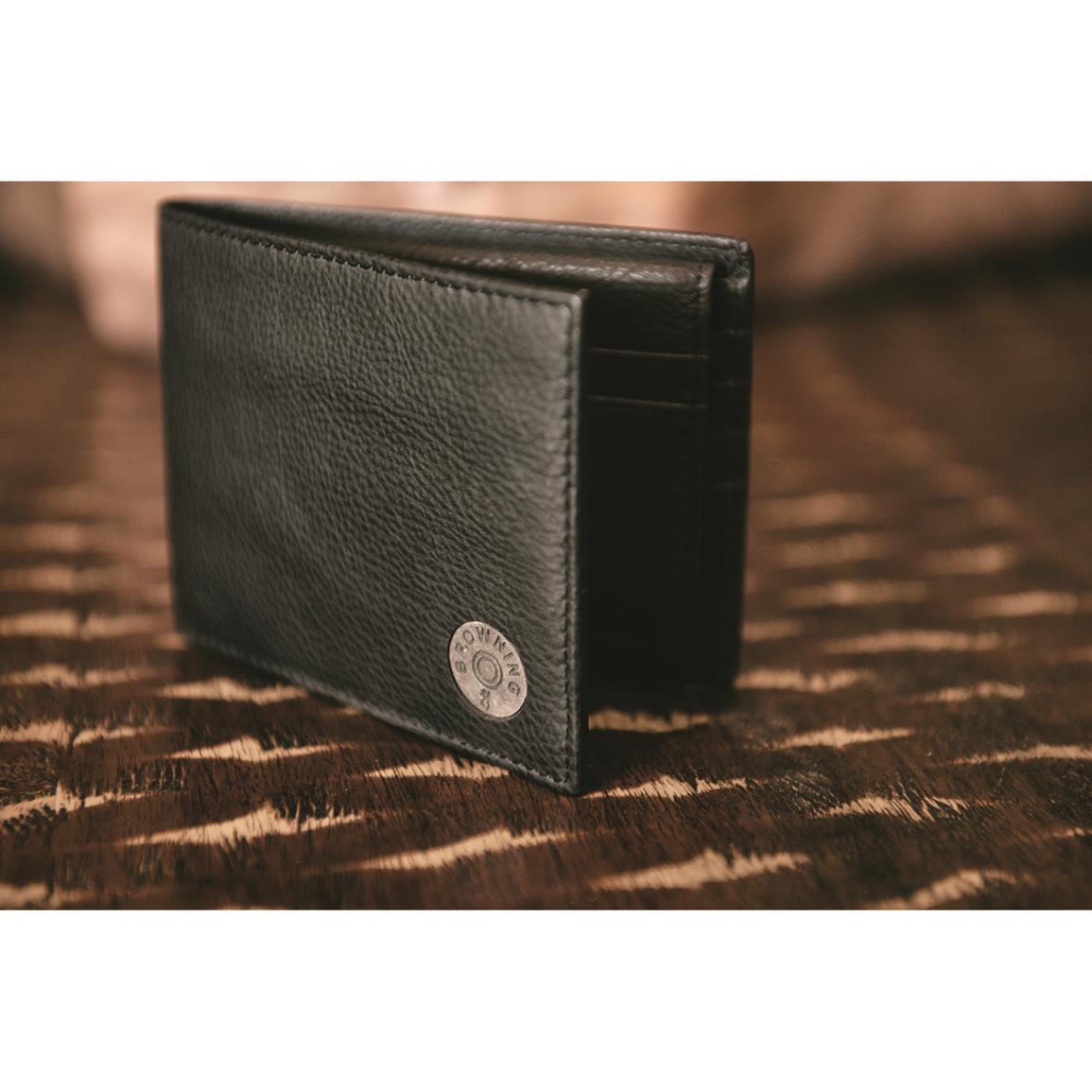 Browning Slug Bi-fold Wallet, Black
