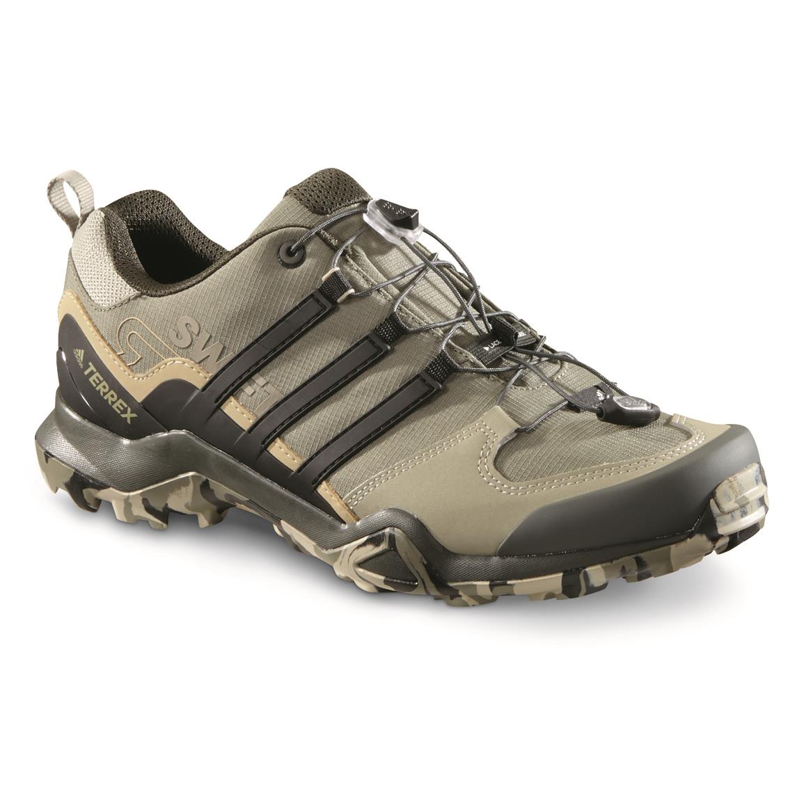 Adidas Men's Terrex Swift R2 Hiking Shoes, Legend Earth/black/feather Grey