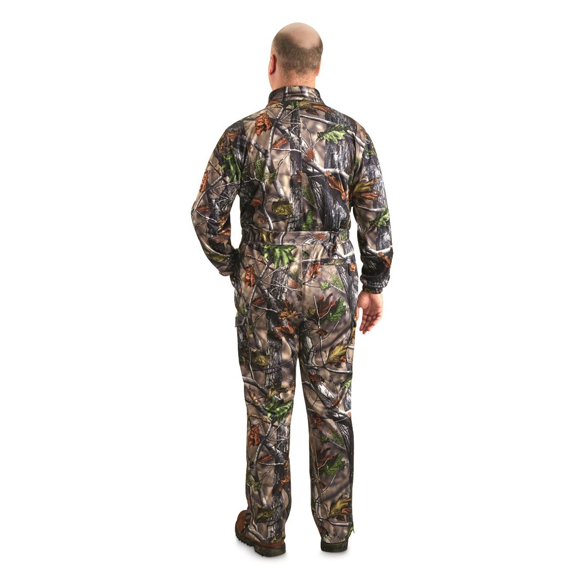 HuntRite Men's Uninsulated Camo Hunting Coveralls - 715711, Camo Overalls & Coveralls at 